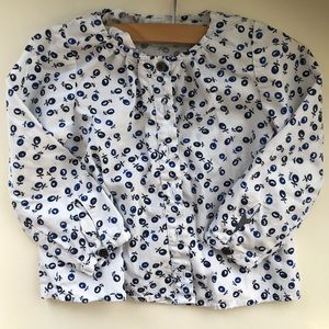 Jacadi button down blouse